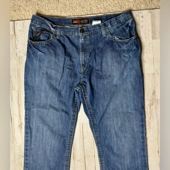 Ariat Mens 42x36 FR M4 Boot Cut Jeans Low Rise Fire Resistant Denim ARC-20.0 - Picture 3 of 10